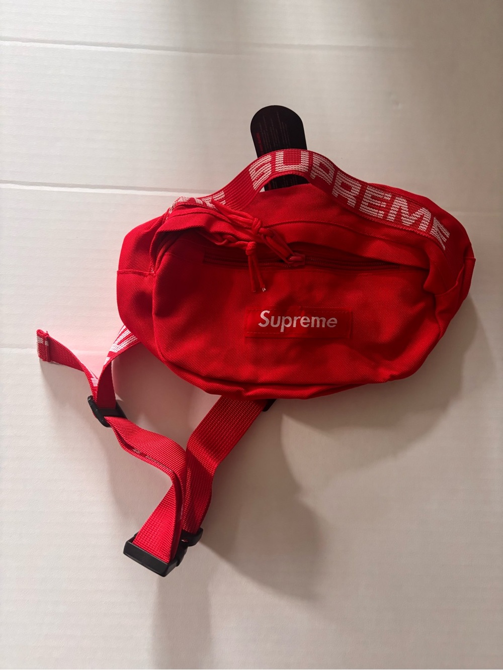 Supreme Red Waist Bag Crossbody Fanny Pack Streetwear